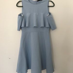 Zara off the shoulder skater dress